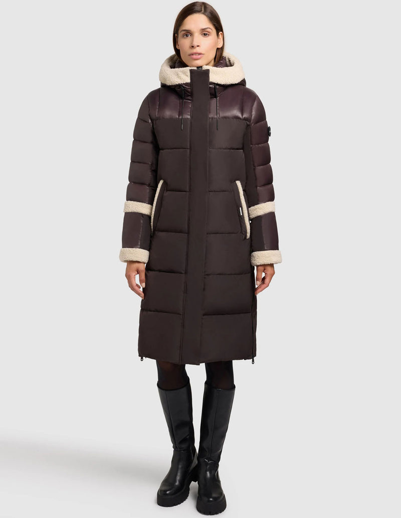 Abrigo Khujo Desna2 Morado Mujer