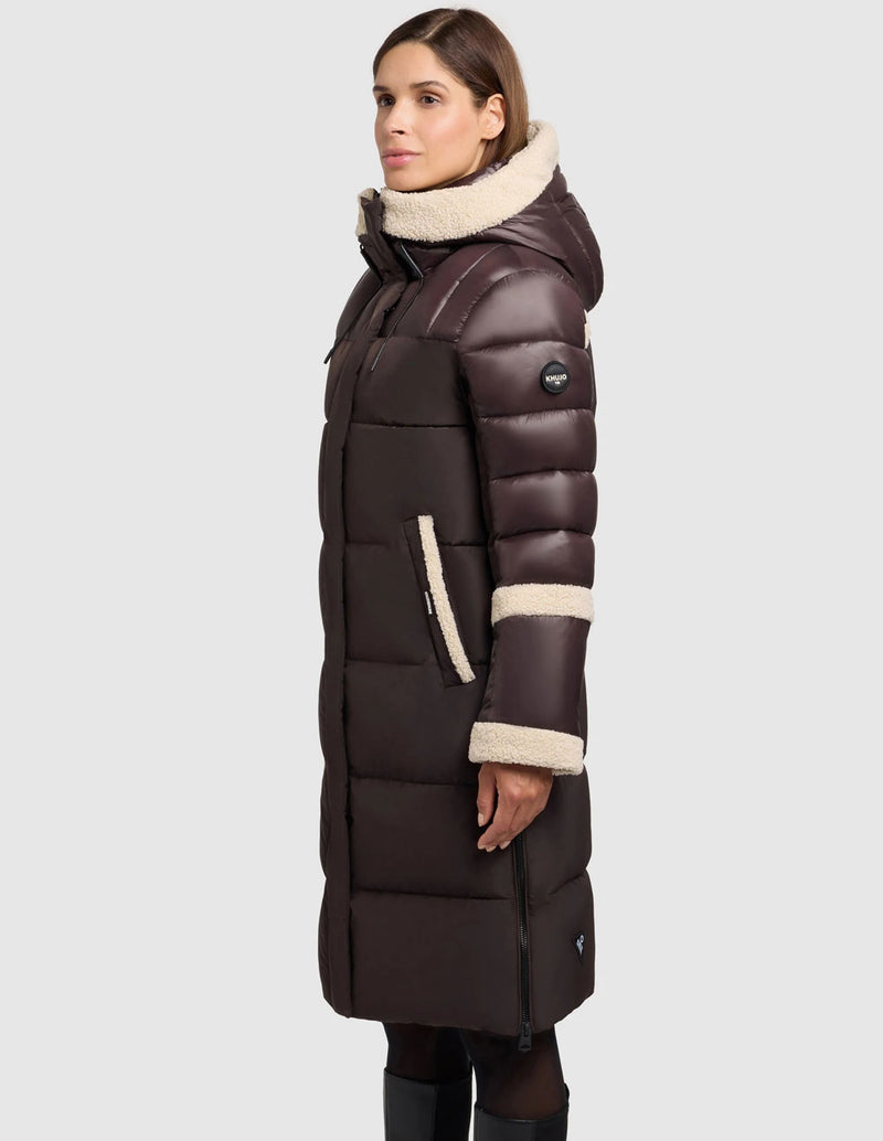 Abrigo Khujo Desna2 Morado Mujer