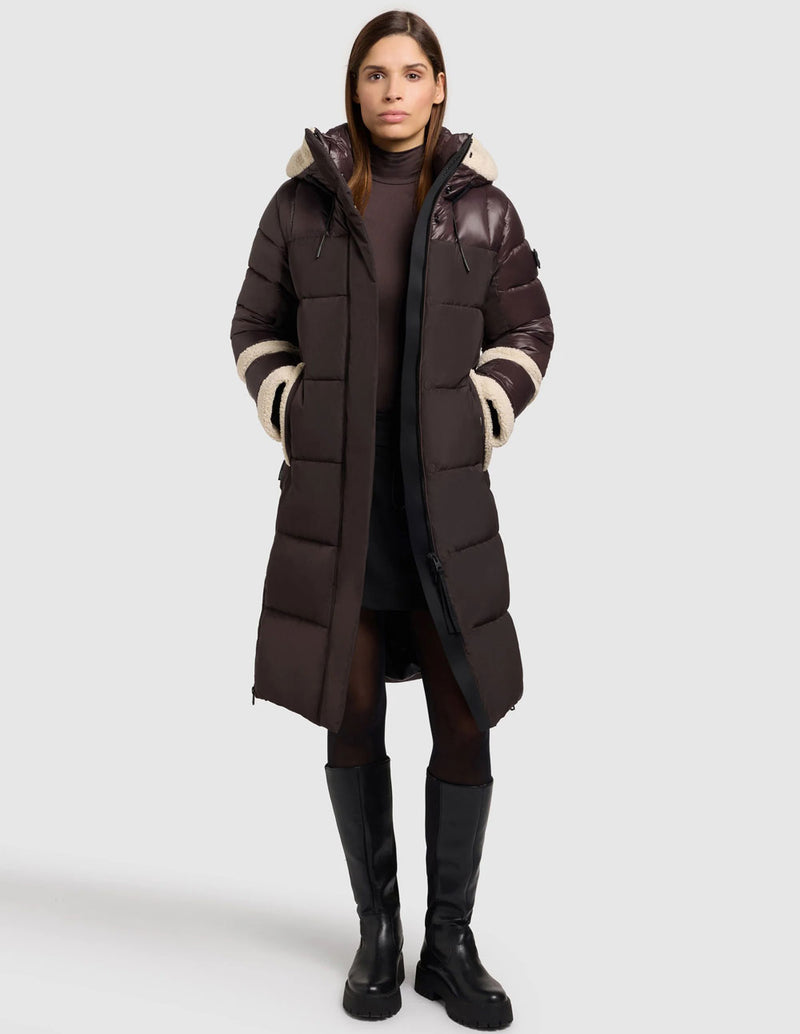 Abrigo Khujo Desna2 Morado Mujer