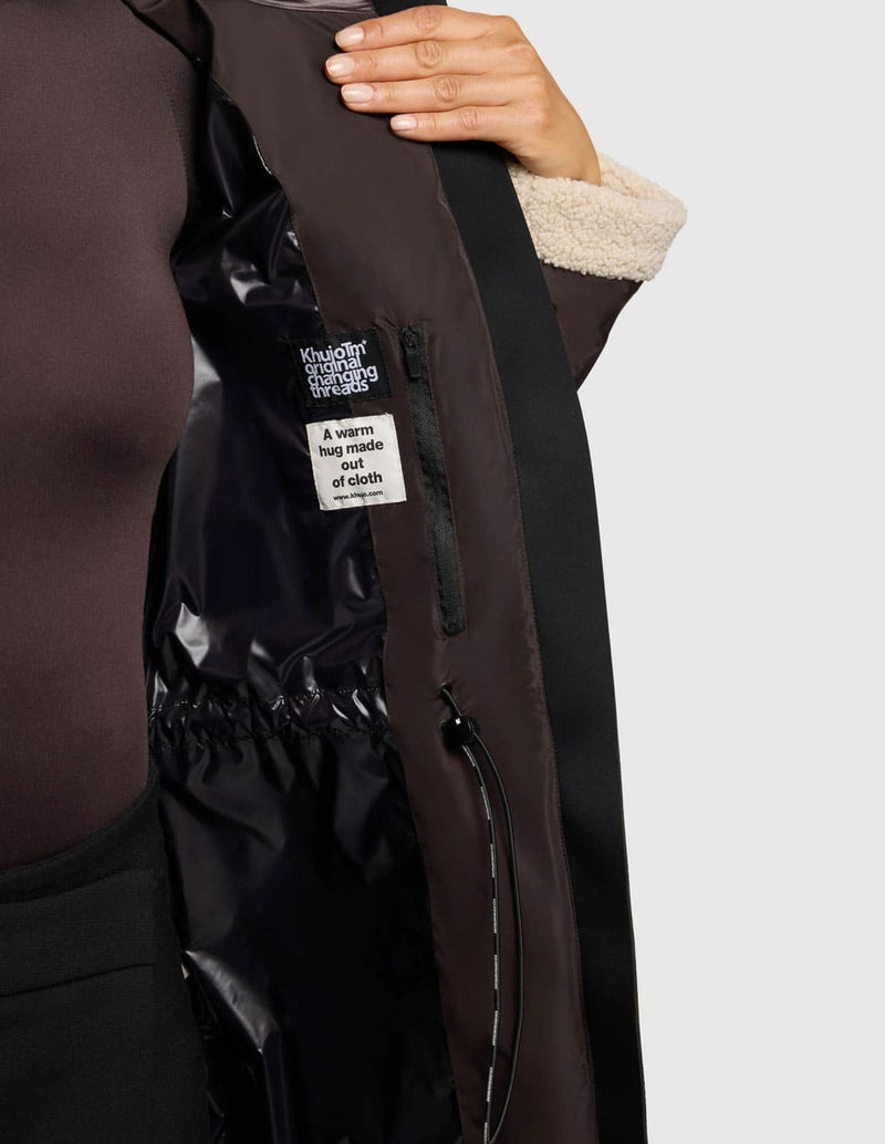 Abrigo Khujo Desna2 Morado Mujer