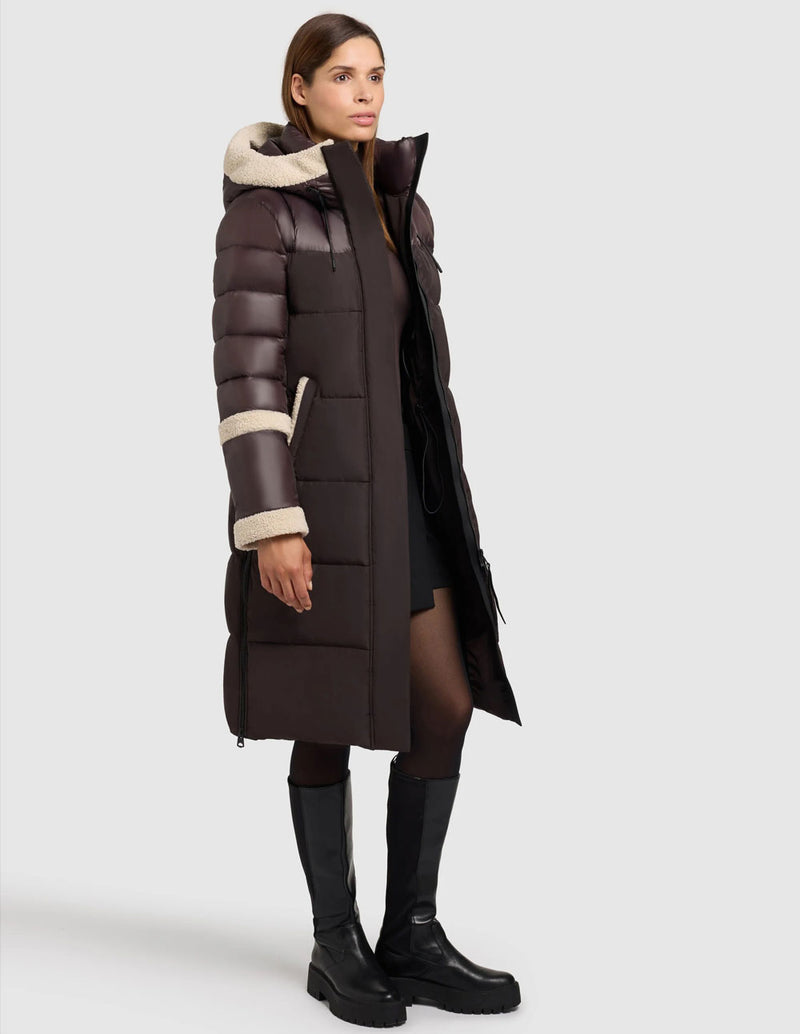 Abrigo Khujo Desna2 Morado Mujer