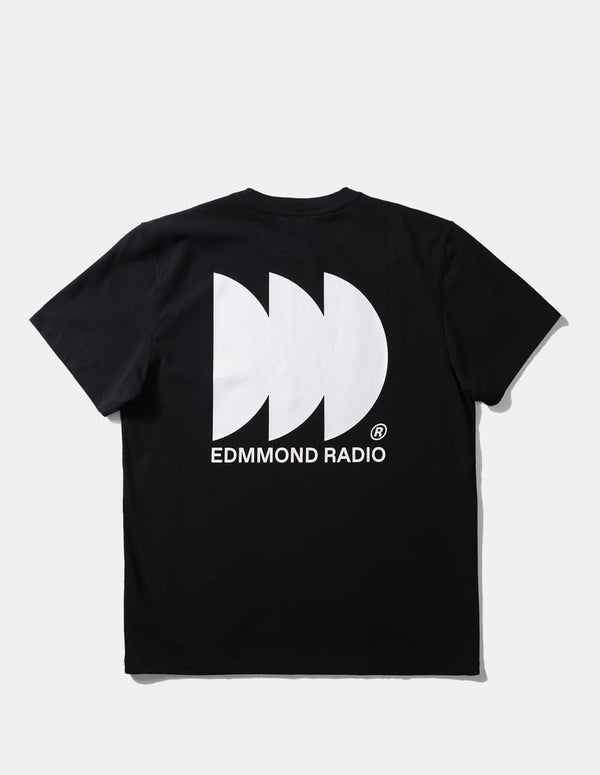Camiseta Edmmond Studios Radio Club Negra Hombre