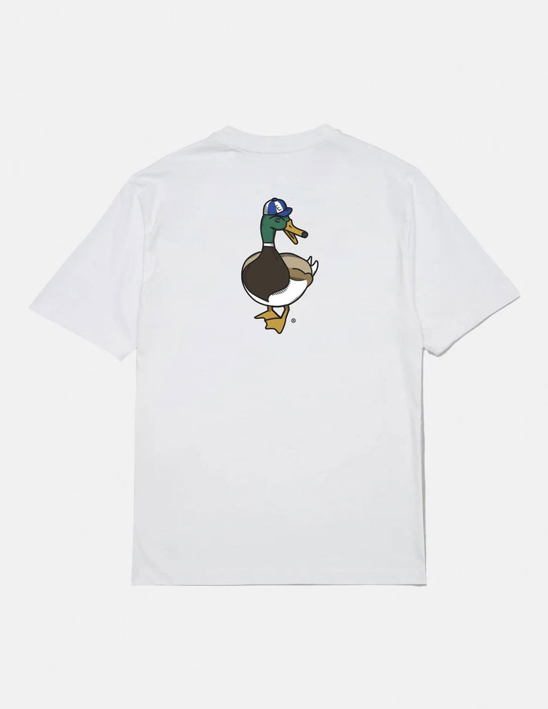 Camiseta Edmmond Studios Duck Recreation Blanca Hombre