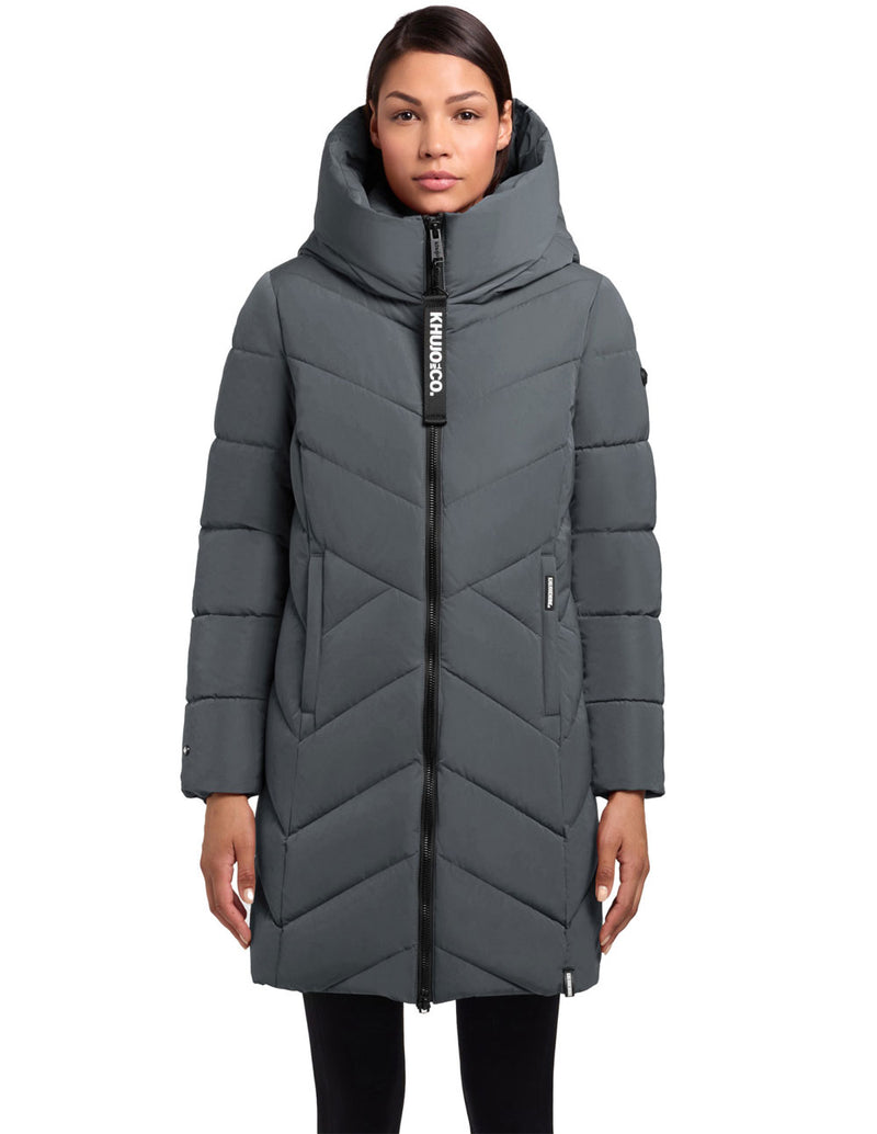 Parka Khujo Darka2 Verde Mujer