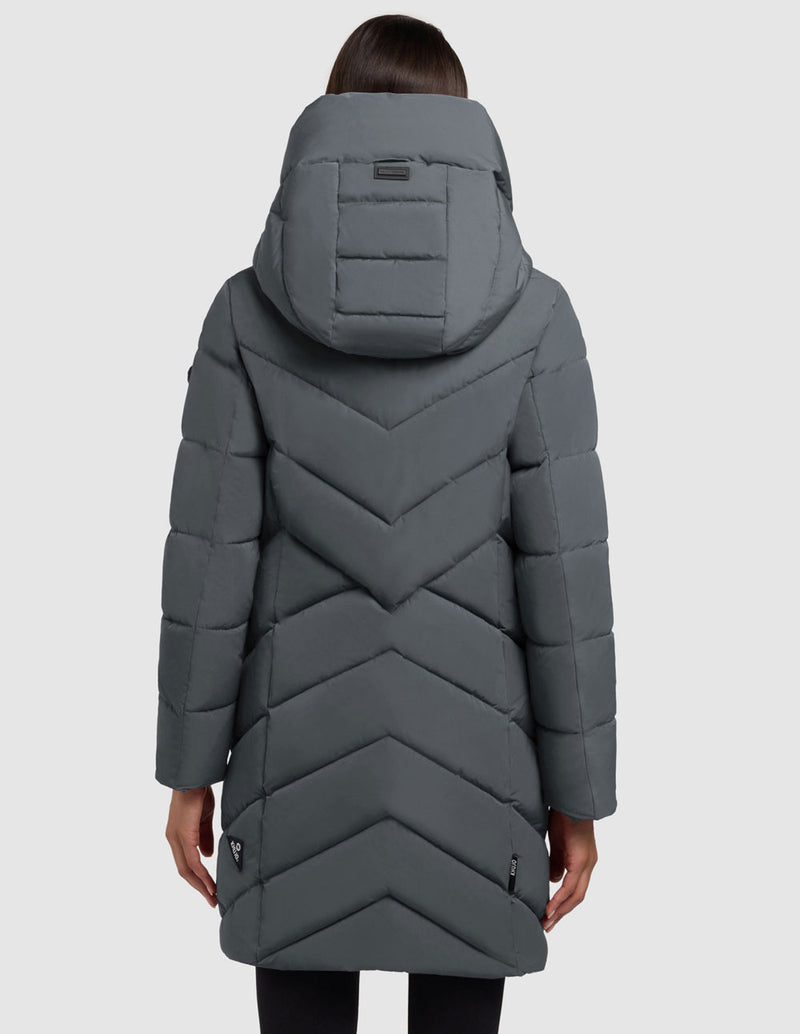 Parka Khujo Darka2 Verde Mujer