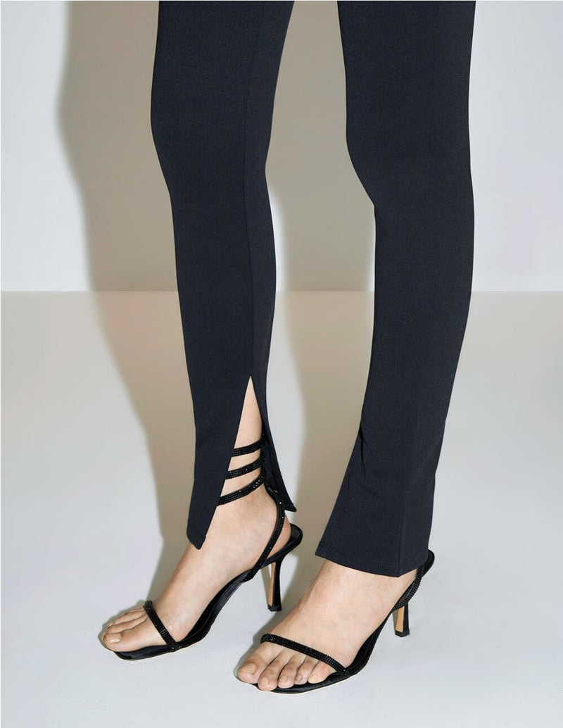 Leggings Miss Sixty Con Abertura En El Tobillow Negros Mujer