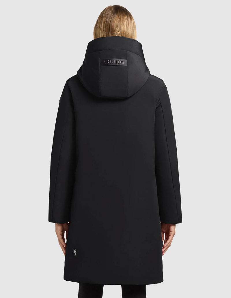 Parka Khujo Nellen Negra Mujer