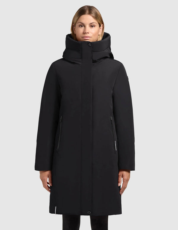 Parka Khujo Nellen Negra Mujer