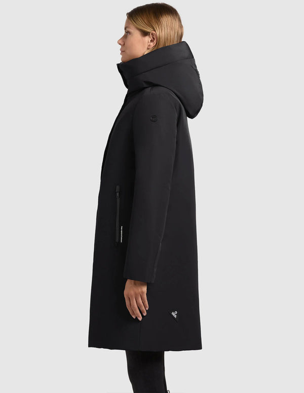 Parka Khujo Nellen Negra Mujer