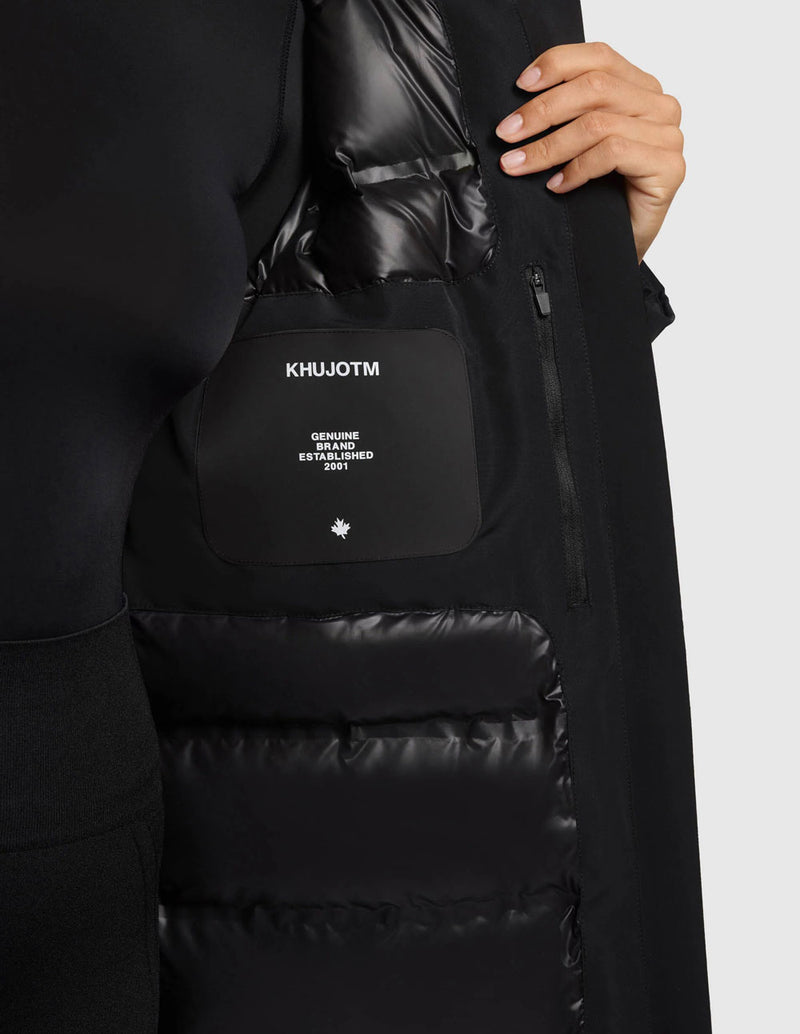 Parka Khujo Nellen Negra Mujer
