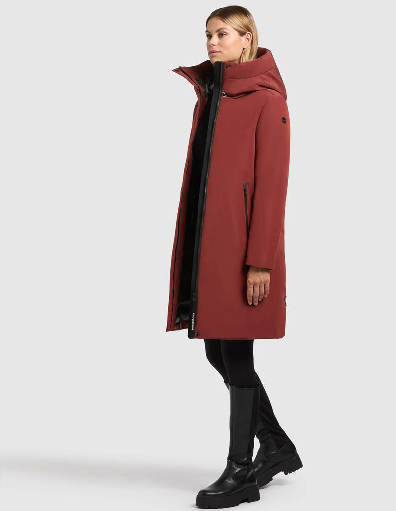 Parka Khujo Nellen Roja Mujer