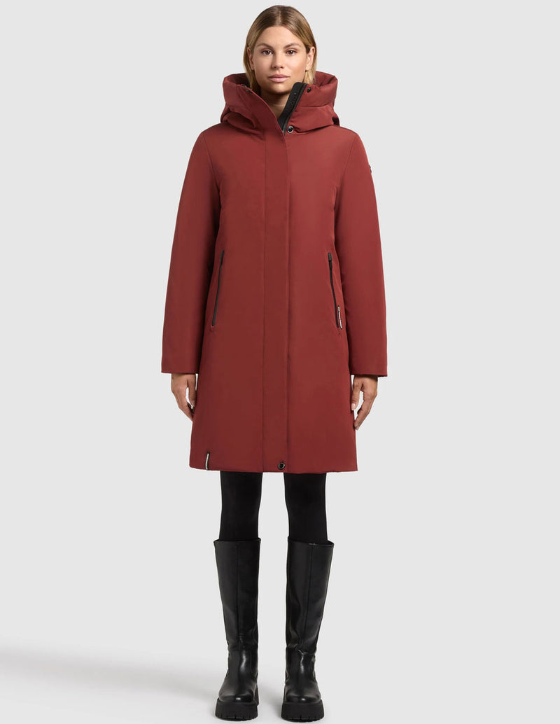 Parka Khujo Nellen Roja Mujer