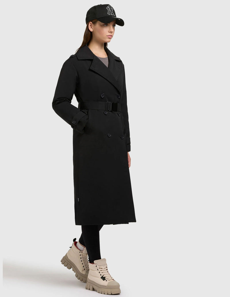 Abrigo Khujo Elena Negro Mujer