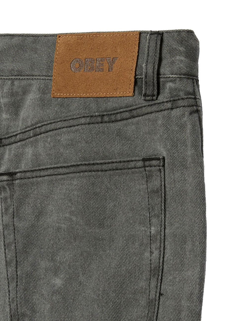Pantalón Obey Classic Wrinkle Verde Hombre
