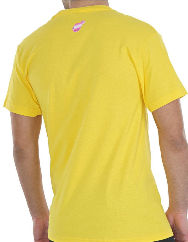 The Hundreds T-shirt with Yellow 3-D Logo Men