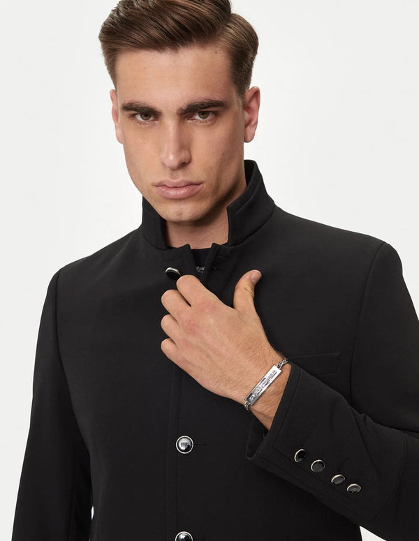 Chaqueta Karl Lagerfeld Slim Fit Negra Hombre