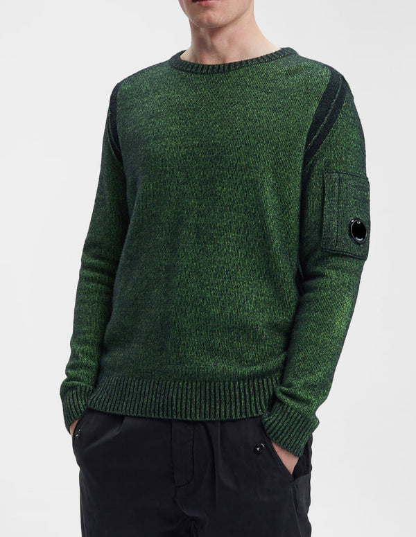 Jersey C.P. Company Fleece Knit Verde Hombre