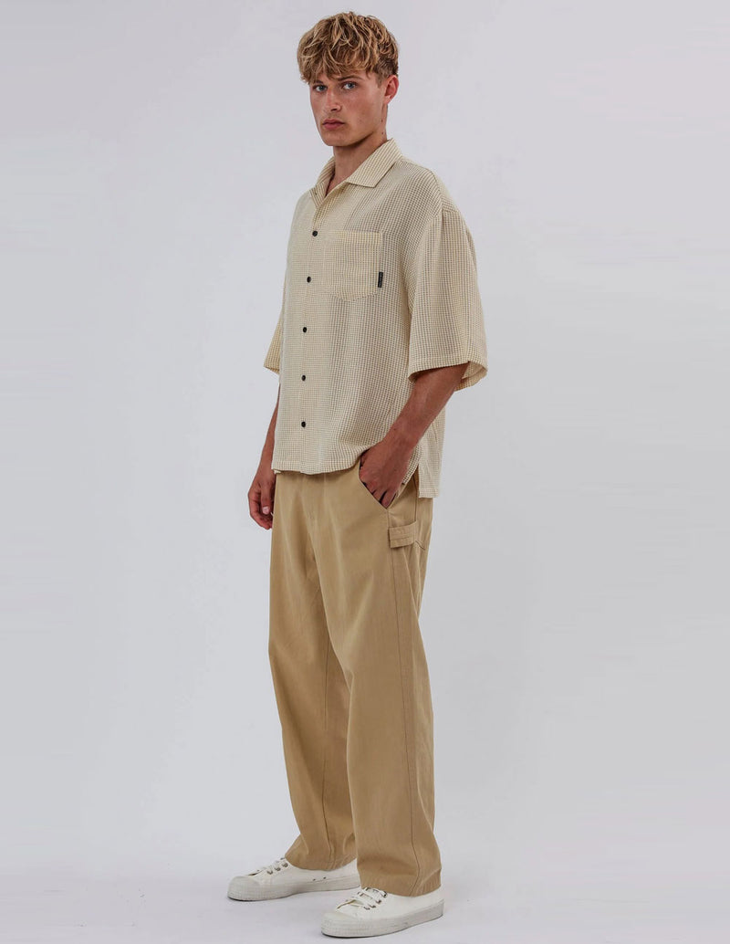 Camisa RELIGION Braille Beige Hombre