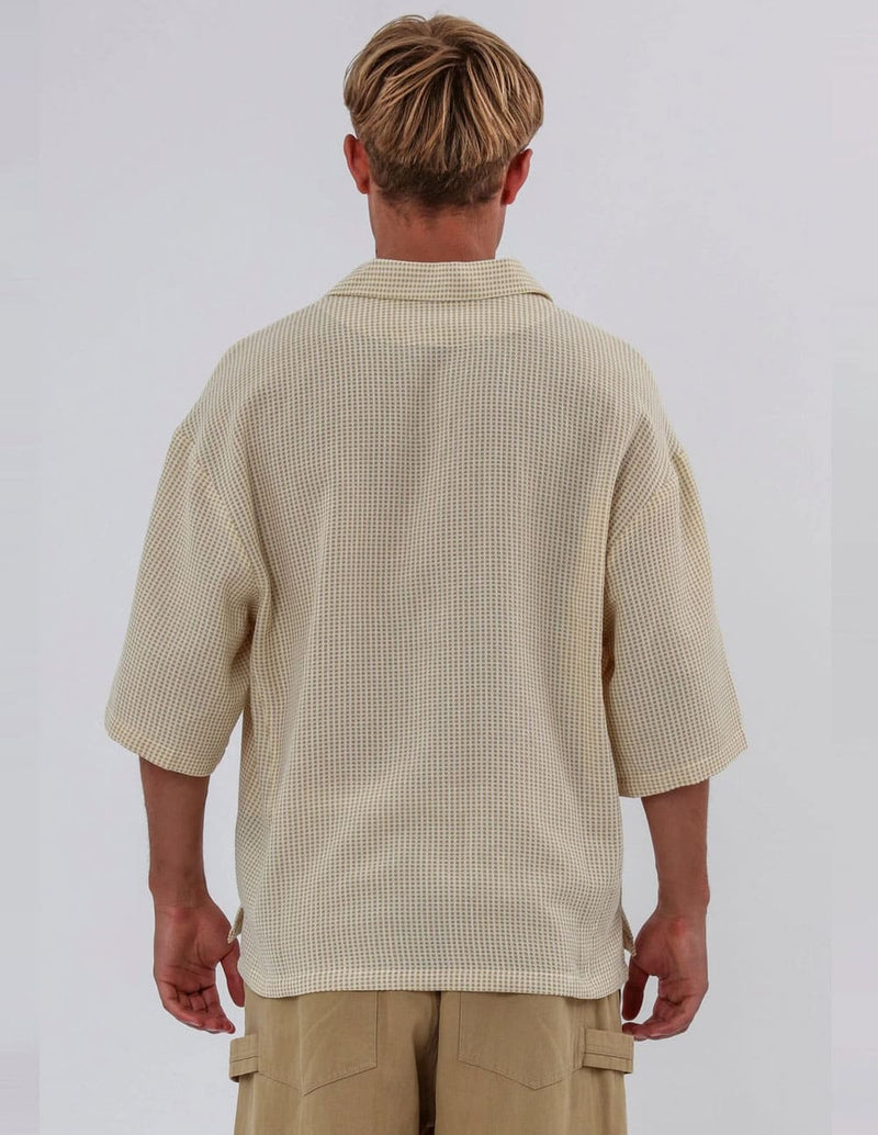 Camisa RELIGION Braille Beige Hombre