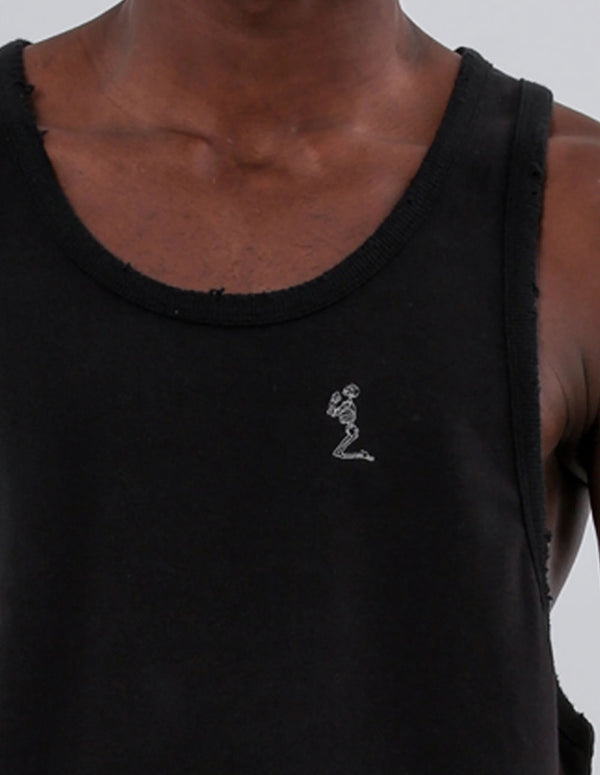 Camiseta RELIGION Battle Distressed Negra Hombre