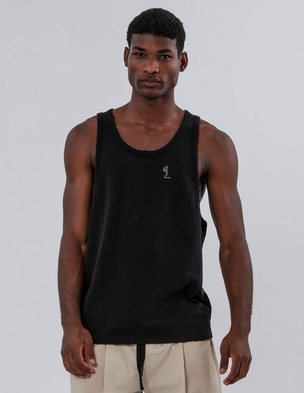 Camiseta RELIGION Battle Distressed Negra Hombre