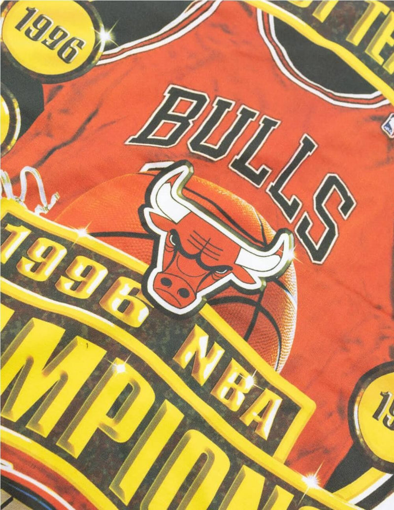 Camiseta Mitchell & Ness de los Bulls Campeones Blanca Hombre