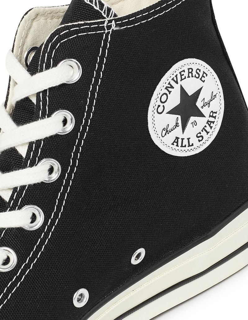 Converse Chuck 70 Vintage Canvas High Negras Unisex