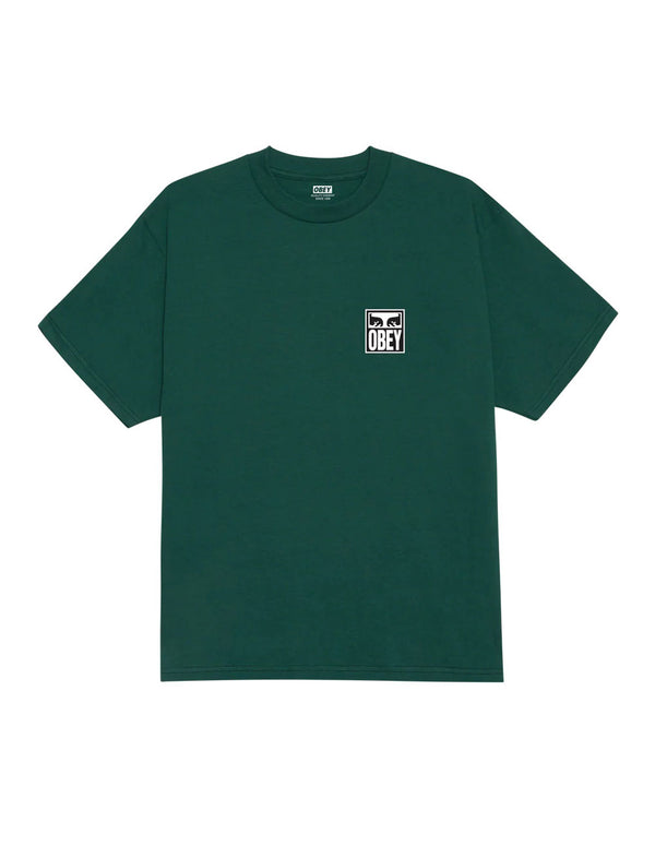 Camiseta Obey Eyes Icon II Classic Verde Hombre