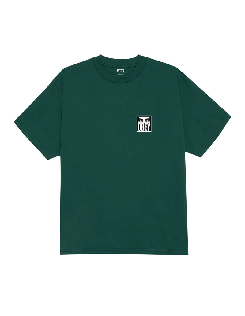 Camiseta Obey Eyes Icon II Classic Verde Hombre