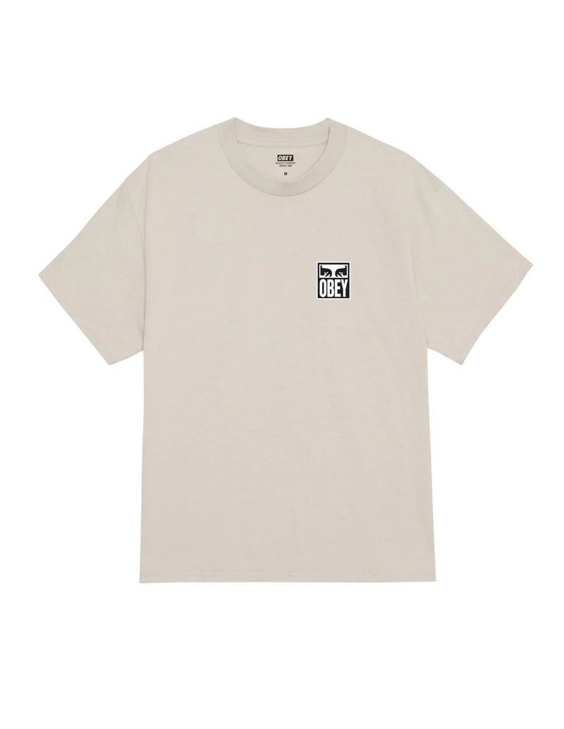 Camiseta Obey Eyes Icon II Classic Beige Hombre