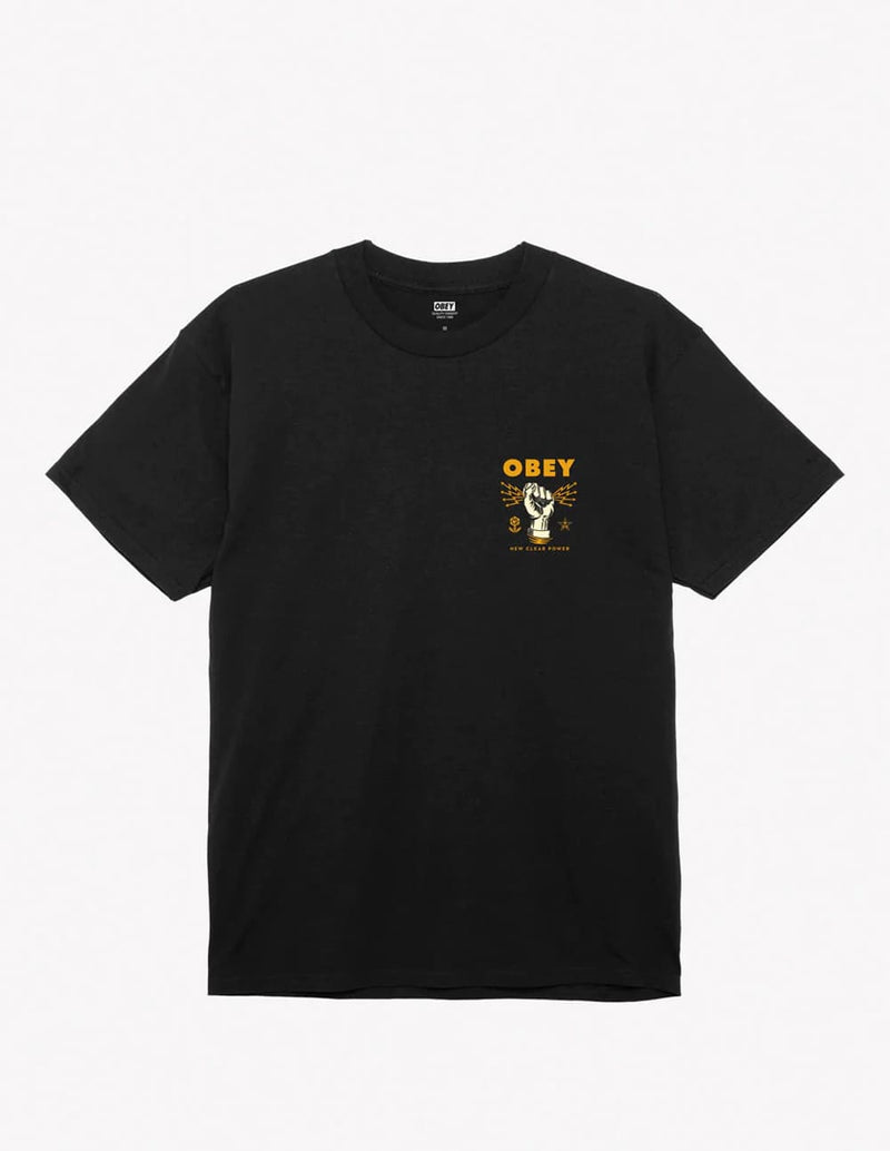 Camiseta Obey New Clear Power Classic Negra Unisex