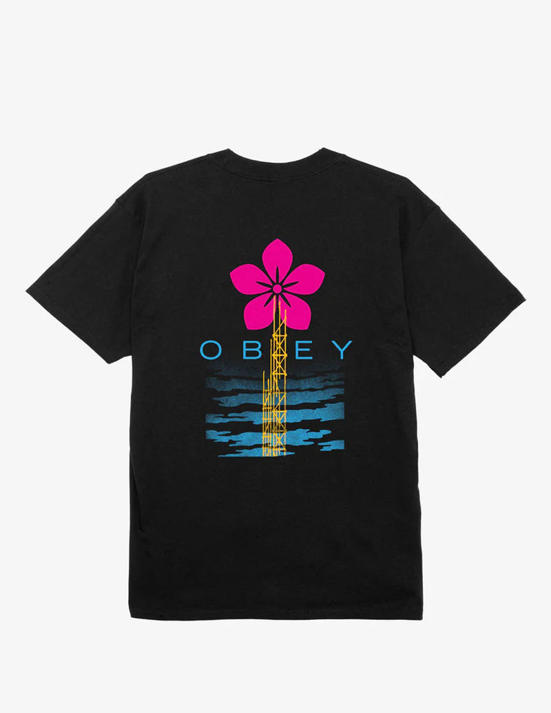 Camiseta Obey Elevated Power Classic Negra Unisex