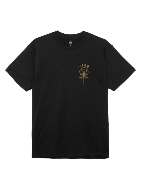 Camiseta Obey Scorpion Negra Unisex