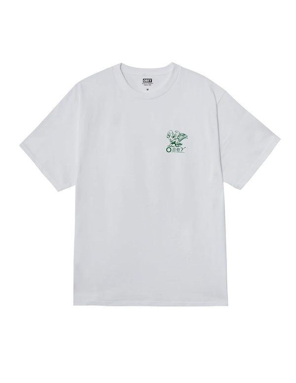 Camiseta Obey Reader Classic Blanca Unisex