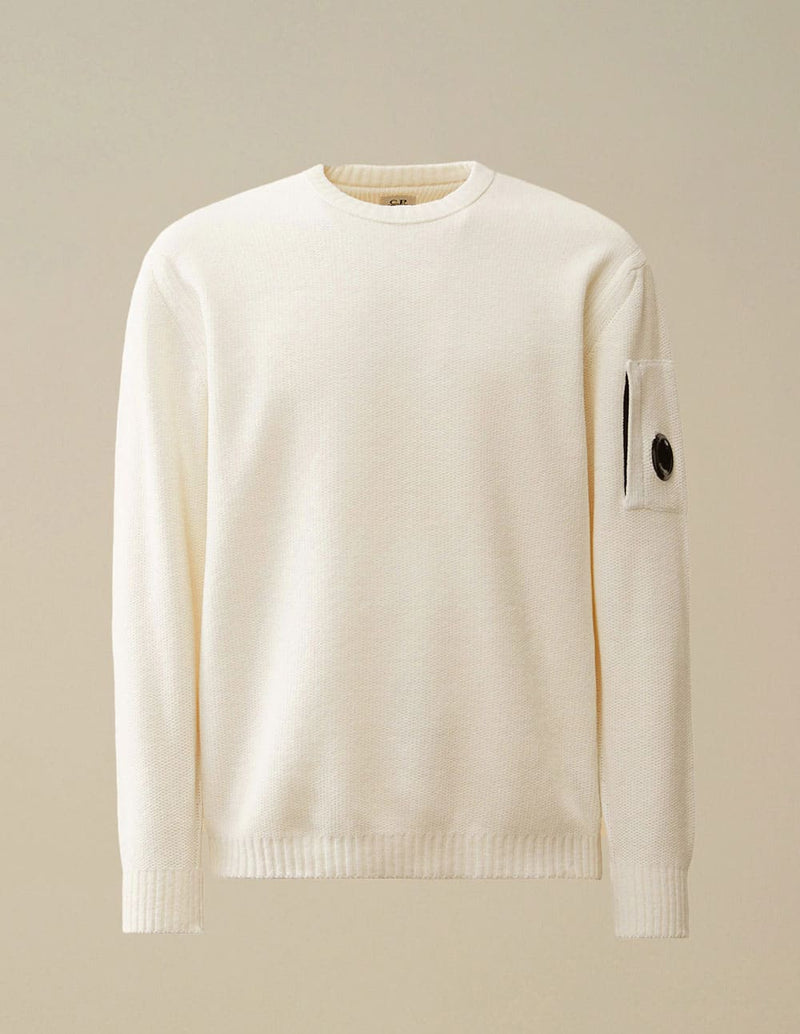 Jersey C.P. Company Cotton Chenille Beige Hombre