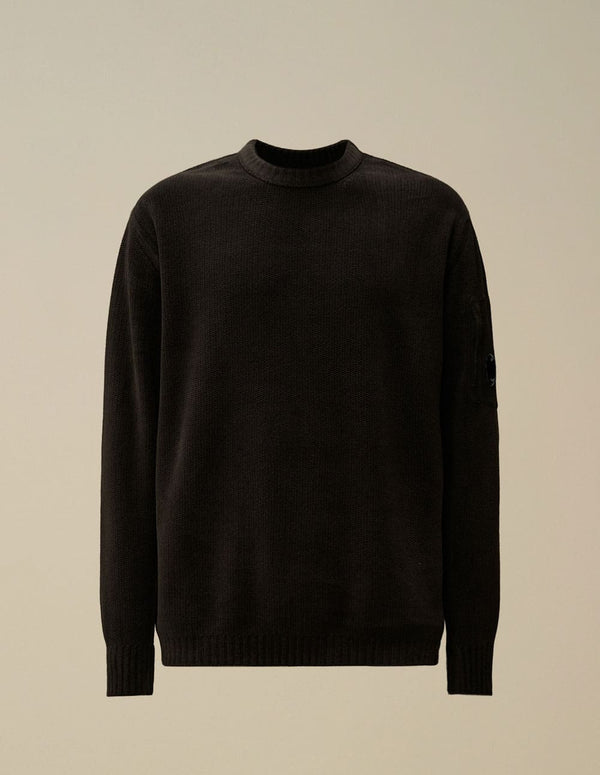 Jersey C.P. Company Cotton Chenille Negro Hombre