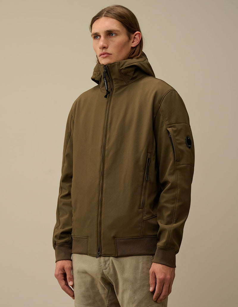 Chaqueta C.P.Company Shell-R con Capucha Verde Hombre