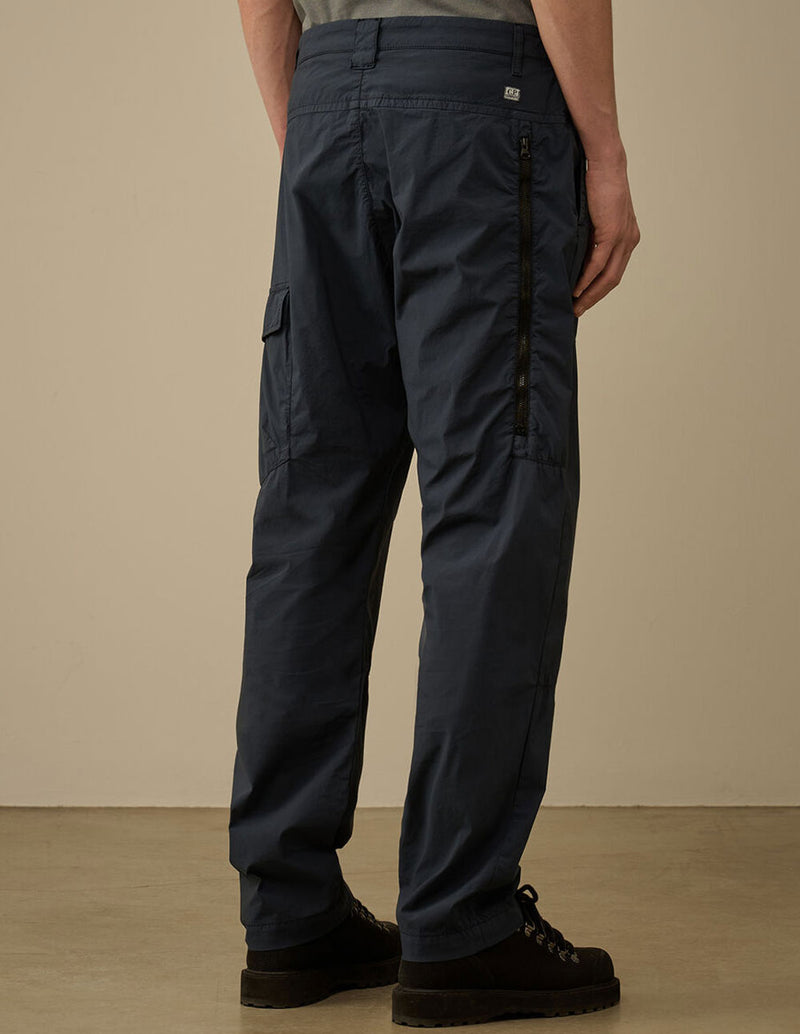 Pantalón C.P. Company 50 Fili Strech Zip Loose Azul Hombre