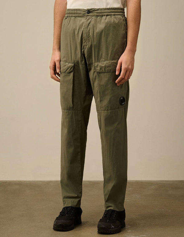 Pantalón C.P. Company 50 Fili Strech Loose Verde Hombre