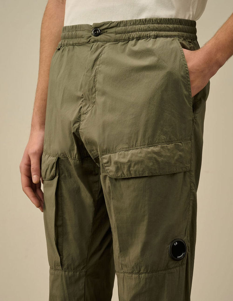 Pantalón C.P. Company 50 Fili Strech Loose Verde Hombre