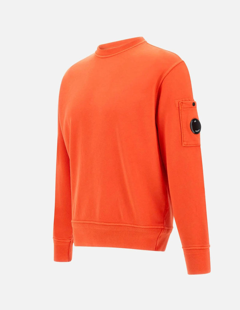 Sudadera C.P. Company Resist Dyed Naranja Hombre
