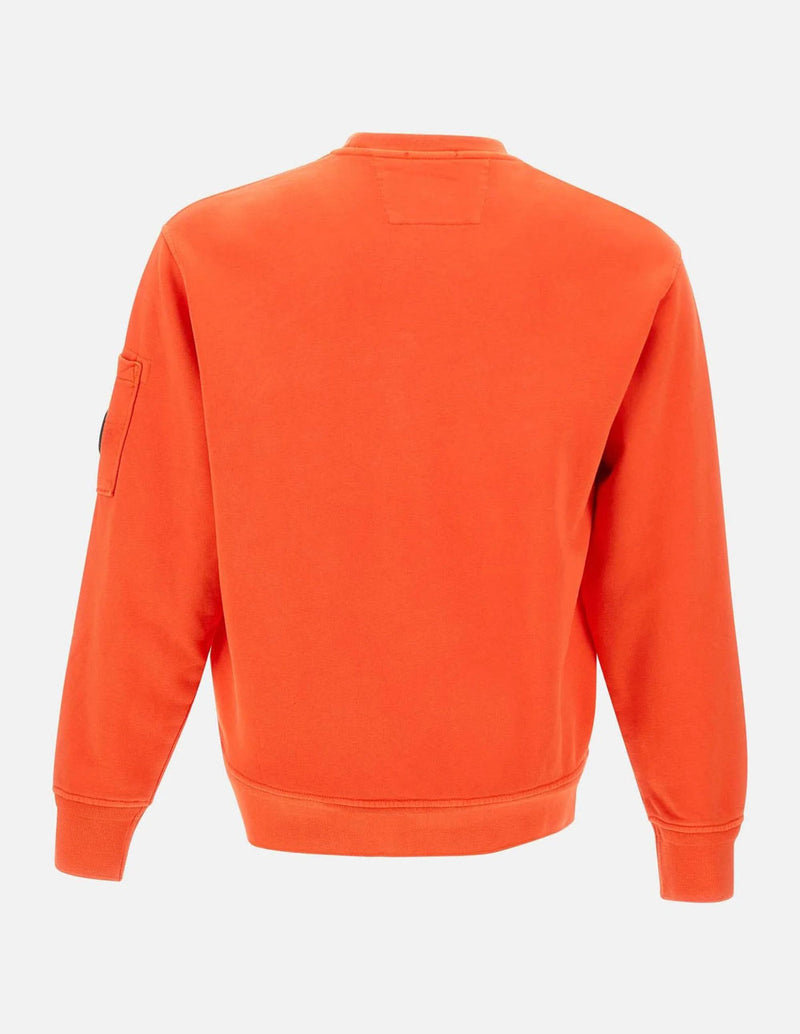 Sudadera C.P. Company Resist Dyed Naranja Hombre