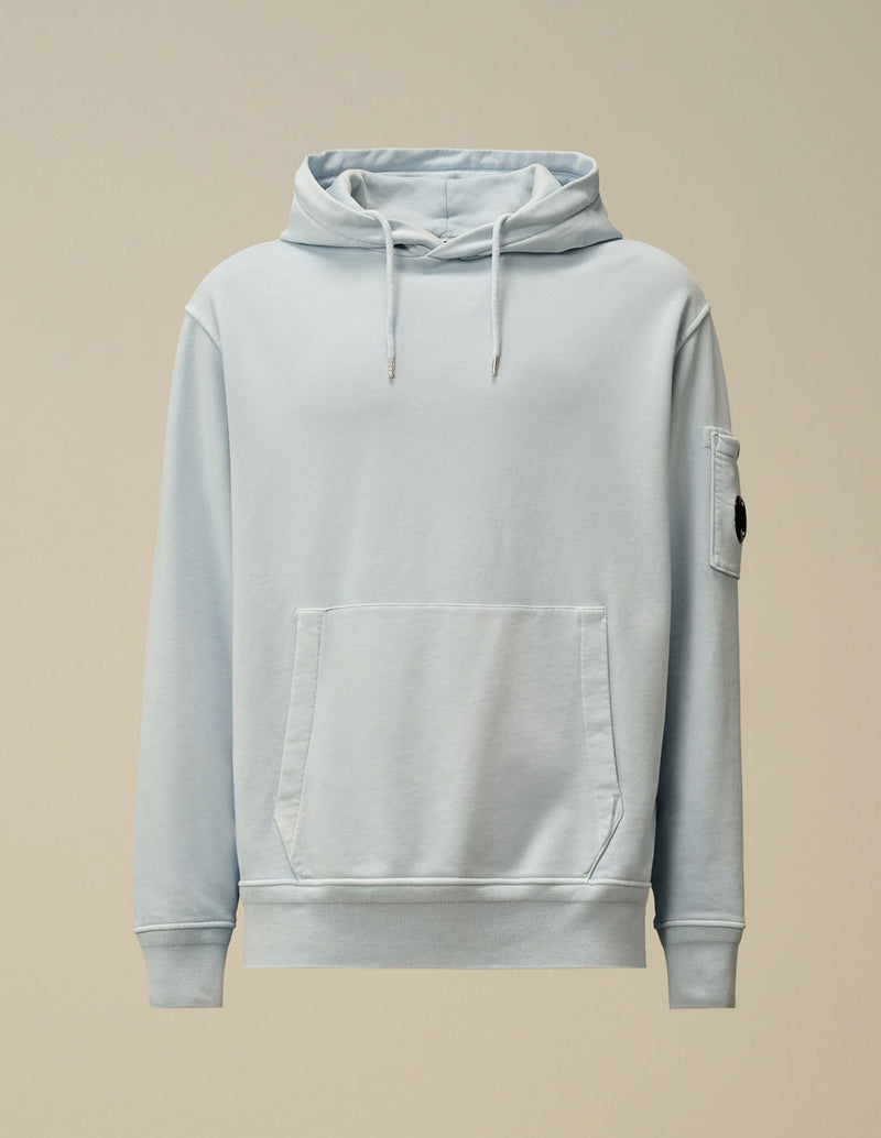 Sudadera con Capucha C.P. Company con Logo Azul Hombre