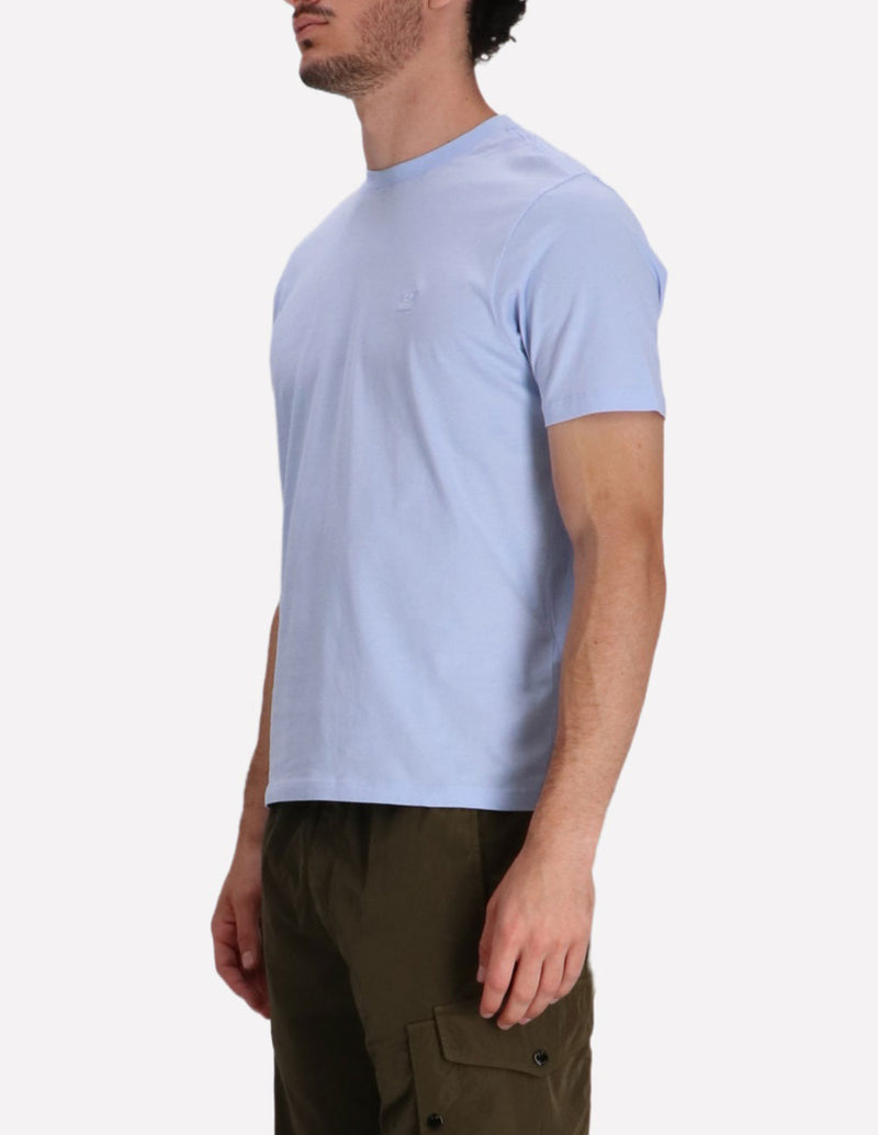 Camiseta C.P. Company Logo Patch Azul Hombre