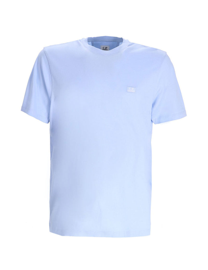 Camiseta C.P. Company Logo Patch Azul Hombre