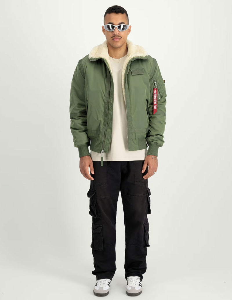 Chaqueta Bomber Alpha Industries B-15 TTTwo Tones Verde Hombre