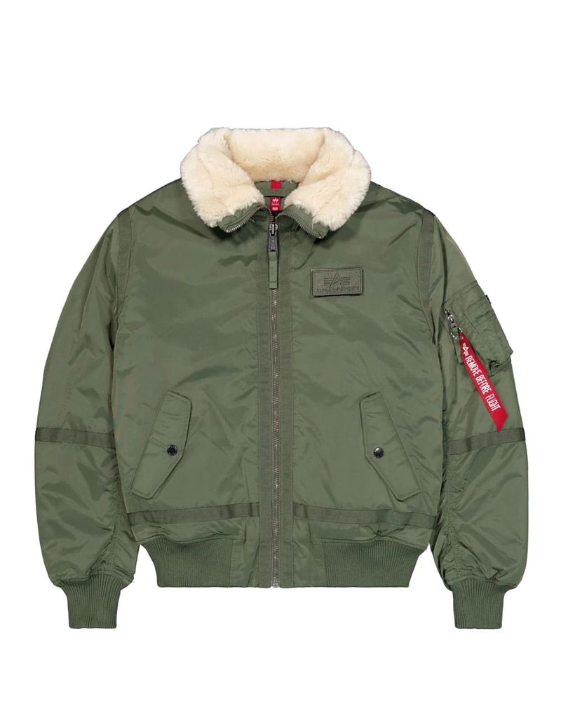 Chaqueta Bomber Alpha Industries B-15 TTTwo Tones Verde Hombre