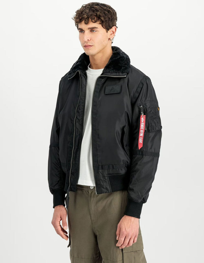 Chaqueta Bomber Alpha Industries B-15 TTTwo Tones Negra Hombre