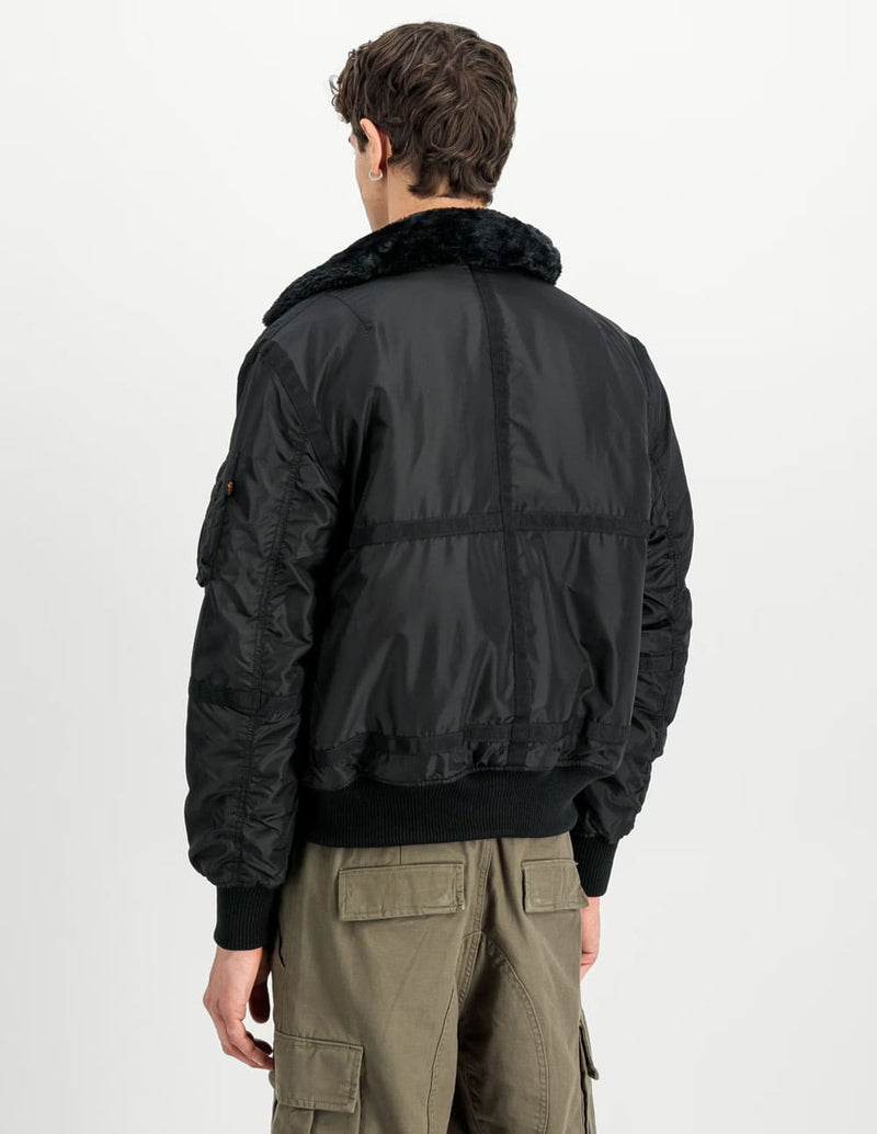 Chaqueta Bomber Alpha Industries B-15 TTTwo Tones Negra Hombre