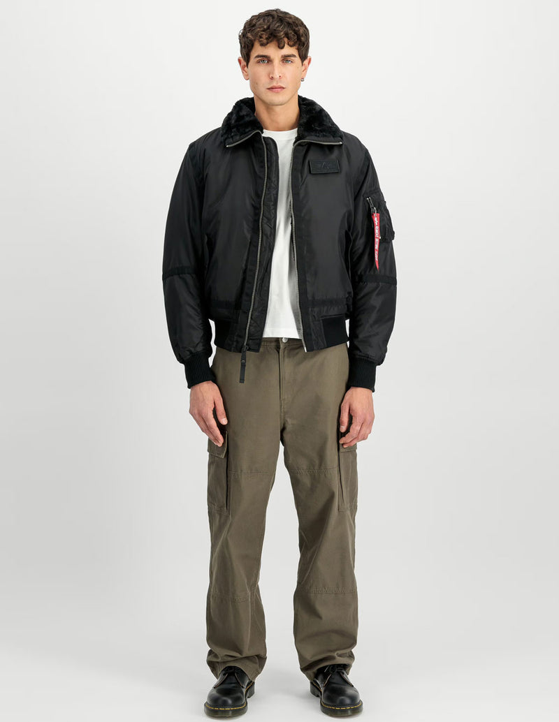 Chaqueta Bomber Alpha Industries B-15 TTTwo Tones Negra Hombre